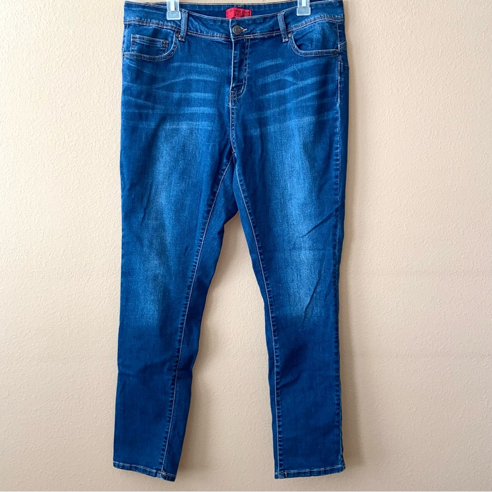 Wax Jean Women's Classic Blue Skinny Jeans